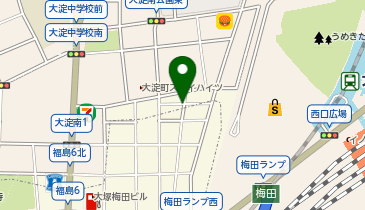【予約制】akippa 福島6丁目 日乃出商会駐車場の地図画像