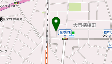 【予約制】akippa 大門桔梗町駐車場の地図画像
