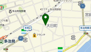 【予約制】akippa 多治見駅前第6駐車場の地図画像