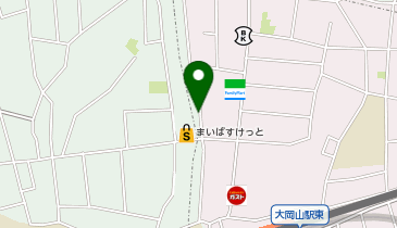【予約制】akippa 大岡山1丁目6-5▽アキッパ駐車場の地図画像