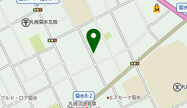 【予約制】akippa 菊水8条2丁目2-28駐車場の地図画像