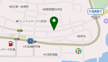 【予約制】akippa 大洗クリーニング隣 アキッパ駐車場の地図画像