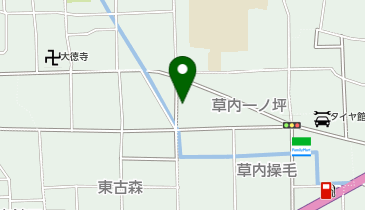 【予約制】akippa 草内一ノ坪2-3駐車場の地図画像
