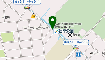 【予約制】akippa きたえーる前 豊平8条12丁目駐車場の地図画像
