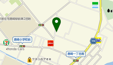 【予約制】akippa 唐崎1丁目駐車場 JR唐崎駅徒歩7分 マイクロバス駐車可能の地図画像
