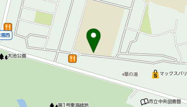 【予約制】akippa 平洲中学校グラウンド 利用時間:15:00-22:00【第57回東海まつり花火大会】の地図画像