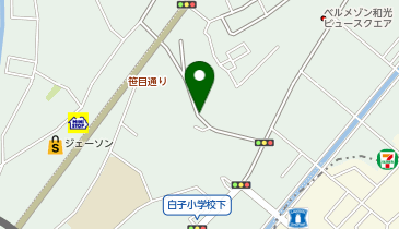 【予約制】akippa 白子3丁目6-13☆アキッパ駐車場の地図画像