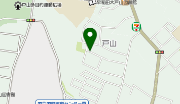 【予約制】akippa [18e40]戸山1丁目13◎個宅アキッパ駐車場の地図画像