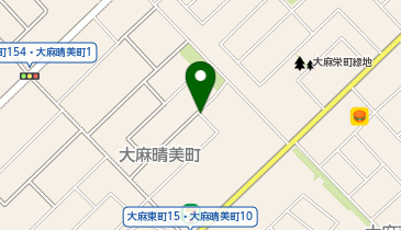 【予約制】akippa 大麻晴美町8-9駐車場の地図画像
