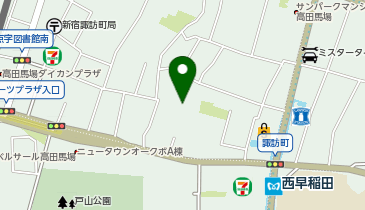 【予約制】akippa 高田馬場1丁目12-20◎アキッパ駐車場の地図画像