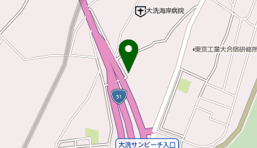 【予約制】akippa 海岸病院駐車場【大洗海上花火大会公式駐車場2026】の地図画像