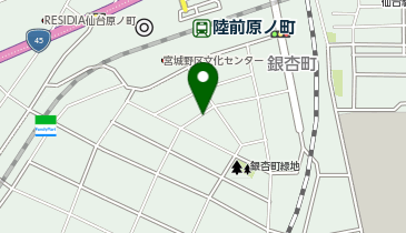 【予約制】akippa [9a480]銀杏町21 個宅アキッパ駐車場の地図画像