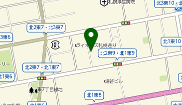 【予約制】akippa 北2条東8丁目86-18 駐車場の地図画像
