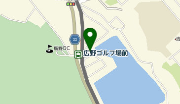 【予約制】akippa 広野ゴルフ場駅前 駐車場の地図画像