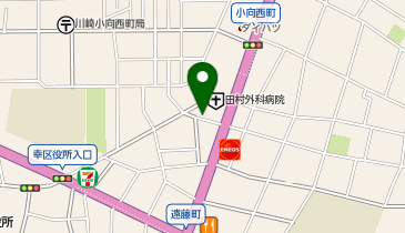 【予約制】akippa [10766]幸区戸手1丁目9 個宅アキッパ駐車場の地図画像
