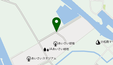 【予約制】akippa あいさい球場駐車場【小松島ブルーインパルス展示飛行2026 7/19(日)】の地図画像