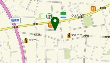 【予約制】akippa [f8205]四葉2丁目4☆個宅アキッパ駐車場の地図画像