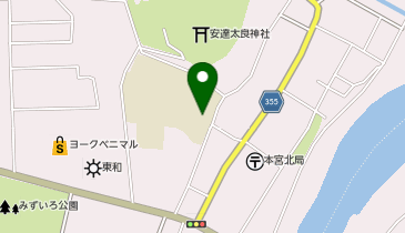 【予約制】akippa P9 本宮小学校体育館脇駐車場【第20回本宮市夏まつり】の地図画像
