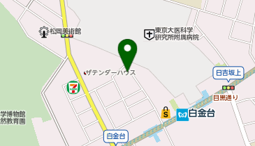 【予約制】akippa 【白金台駅まで徒歩5分】岩城邸☆アキッパ駐車場の地図画像