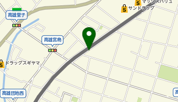 【予約制】akippa レオパレス高雄駐車場【18255】の地図画像