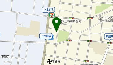 【予約制】akippa 上本町駐車場の地図画像