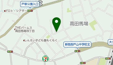 【予約制】akippa 高田馬場4丁目29-3◎アキッパ駐車場の地図画像