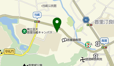 【予約制】akippa S01_那覇市首里当蔵(首里城近く)駐車場の地図画像