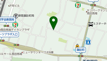 【予約制】akippa [2f8b2]高田馬場1丁目10◎個宅アキッパ駐車場の地図画像