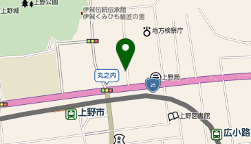 【予約制】akippa 伊賀市裁判所の裏側の駐車場の地図画像