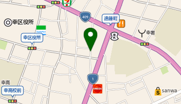 【予約制】akippa 幸区紺屋町20▽アキッパ駐車場の地図画像