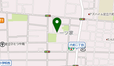 【予約制】akippa 一ツ家2丁目21-18△アキッパ駐車場の地図画像