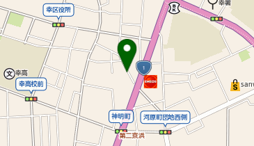 【予約制】akippa [5827d]幸区紺屋町 個宅アキッパ駐車場の地図画像