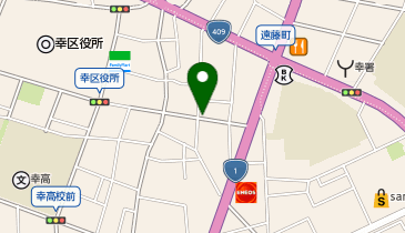 【予約制】akippa [94a63]幸区紺屋町 個宅アキッパ駐車場の地図画像