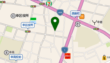 【予約制】akippa 幸区紺屋町18-13▽アキッパ駐車場の地図画像