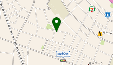【予約制】akippa 幸区塚越2丁目233-3▽アキッパ駐車場の地図画像