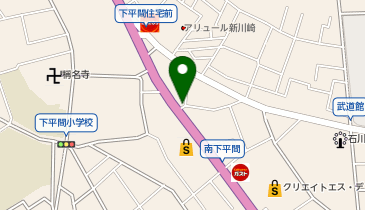 【予約制】akippa [504d5]幸区下平間▽アキッパ駐車場の地図画像