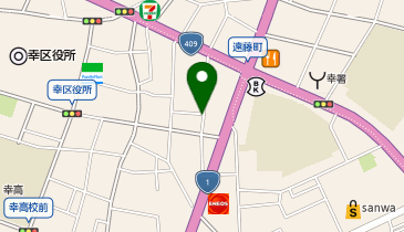 【予約制】akippa [09f3c]幸区紺屋町 個宅アキッパ駐車場の地図画像
