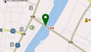 【予約制】akippa 【Bエリア】安達橋 桟敷席<テーブル・イス席(4名)>の地図画像