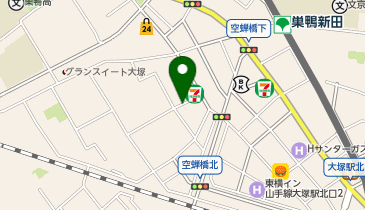 【予約制】akippa 北大塚3丁目23-5◎アキッパ駐車場の地図画像