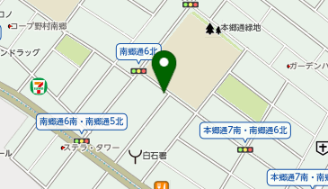 【予約制】akippa 南郷通6丁目北1-22駐車場の地図画像