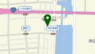 【予約制】akippa 愛知県名古屋市港区中川本町の地図画像