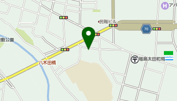 【予約制】akippa 【福島駅まで徒歩10分!】太田町23-53☆アキッパ駐車場の地図画像