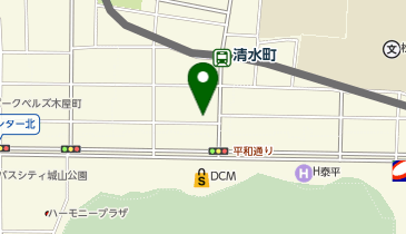 【予約制】akippa 清水町1丁目5-4駐車場の地図画像