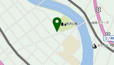 【予約制】akippa 大塚邸:片瀬海岸3丁目駐車場の地図画像