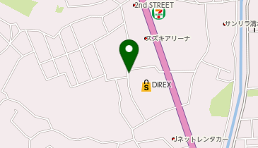 【予約制】akippa レオパレスオアシス駐車場【13272】の地図画像