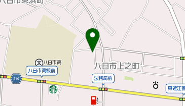 【予約制】akippa レオパレス八日市駐車場【17115】の地図画像