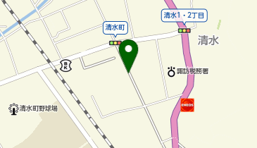 【予約制】akippa  鉄羅清水駐車場の地図画像