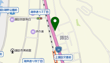 【予約制】akippa 8/15諏訪湖花火大会駐車場(長野県諏訪市諏訪)の地図画像