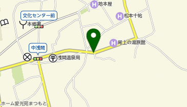 【予約制】akippa 浅間温泉三弓駐車場の地図画像