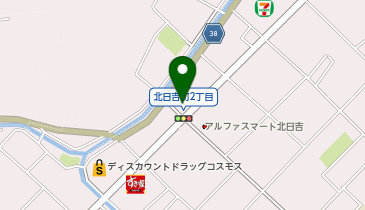 【予約制】akippa 北日吉町2丁目の地図画像